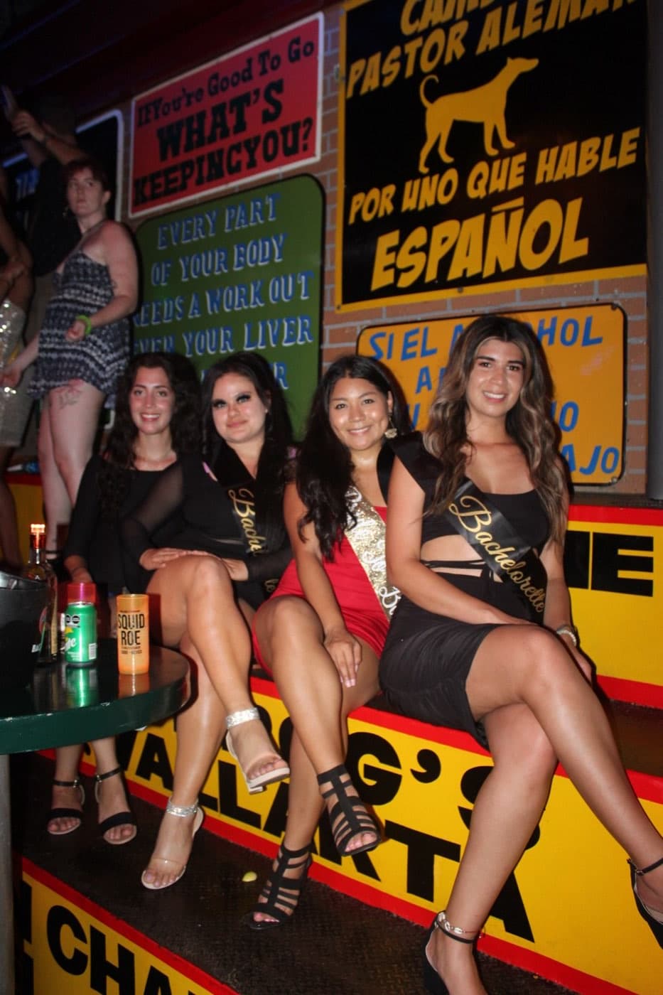 Bachelorette bar crawl night with Cabo Party Access in downtown Cabo San Lucas — photo 4